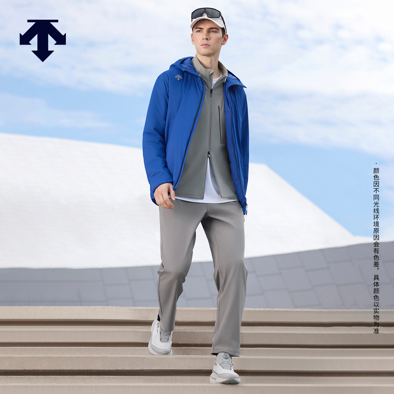 DESCENTE迪桑特SKI STYLE系列运动休闲男士保暖运动棉服秋冬新品