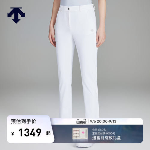 DESCENTEGOLF 迪桑特高尔夫女士长裤直筒侧开衩长裤
