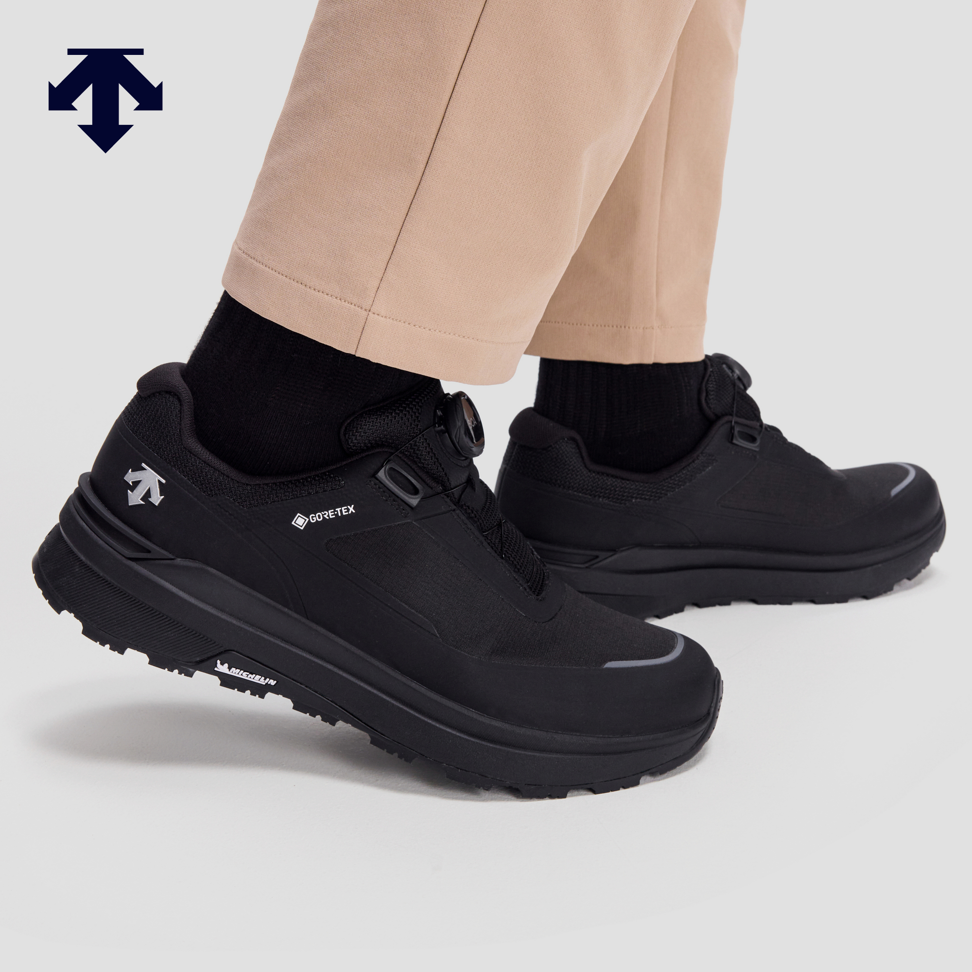 DESCENTE迪桑特都市通勤男女款GORE-TEX缓震BOA运动休闲鞋