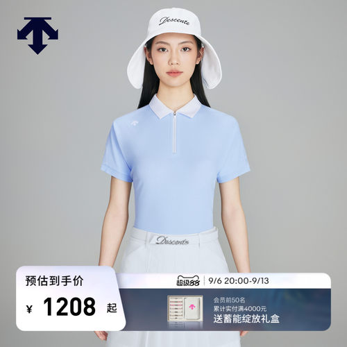 DESCENTEGOLF 迪桑特高尔夫 女士短袖POLO衫