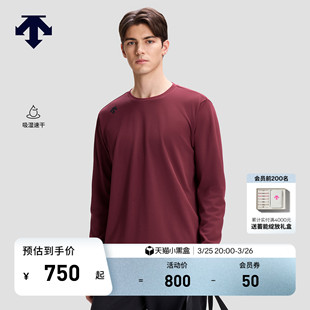 T恤针织衫 吸湿速干长袖 STYLE系列运动休闲男士 DESCENTE迪桑特SKI