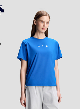 DESCENTE迪桑特WOMEN’S BLEU系列女士吸湿速干印花短袖T恤新品