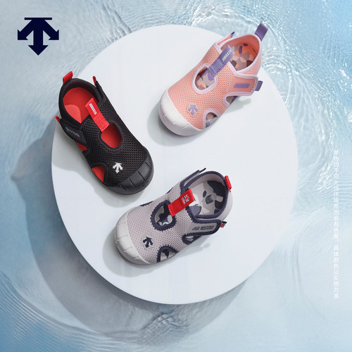 DESCENTE迪桑特儿童MOVEWEAR男女童运动凉鞋缓震防滑