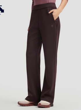 DESCENTE迪桑特WOMEN’S TRAINING系列女士针织运动直筒长裤