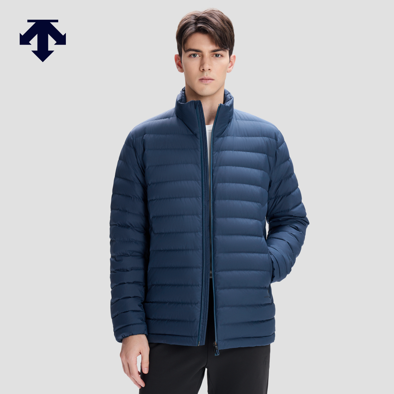 DESCENTE迪桑特SKI STYLE系列Pertex防风防泼水男士轻薄羽绒服