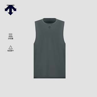 DESCENTE迪桑特TRAINING系列男士抗菌吸湿速干HEXA针织背心新品