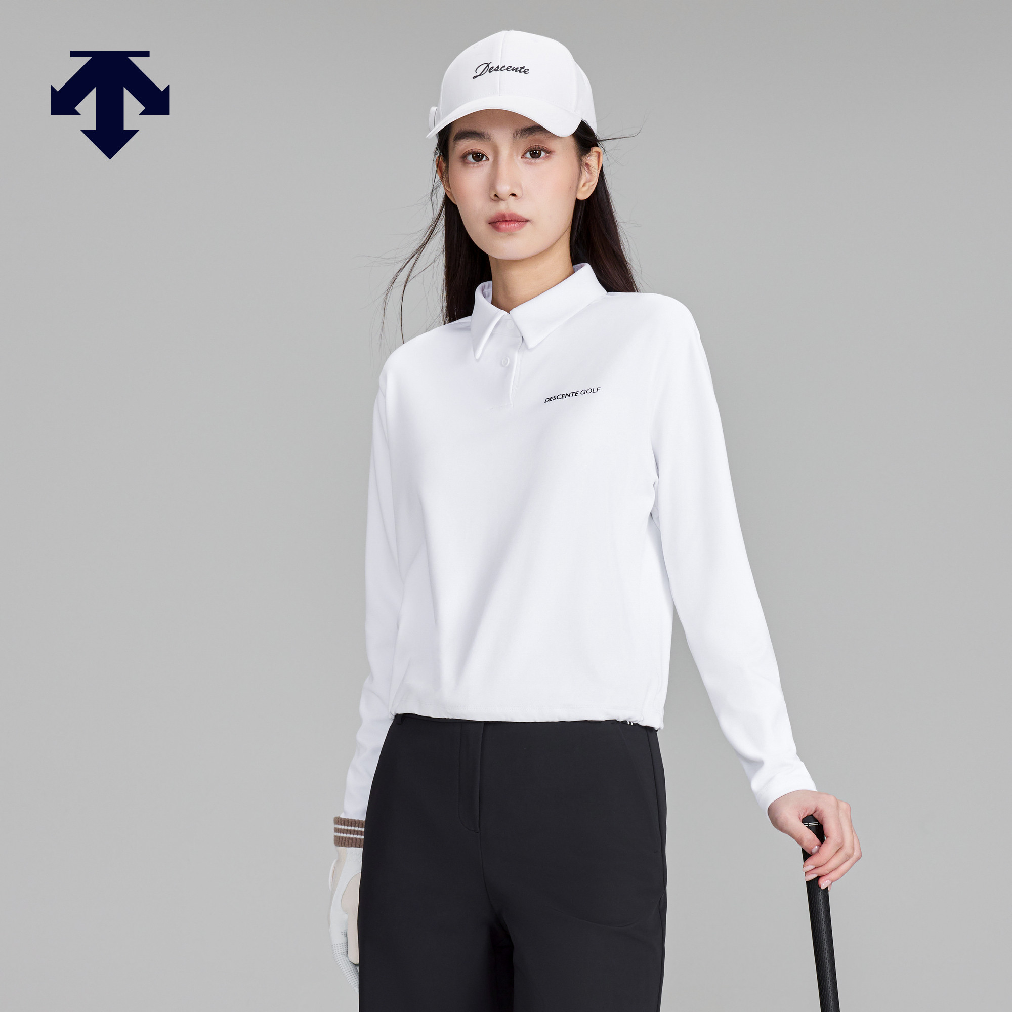 DESCENTEGOLF 迪桑特高尔夫 女士S-CORE系列长袖POLO衫早春新品,运动服/休闲服装,运动POLO衫,淘宝优惠券,粉丝福利购,淘宝优惠卷
