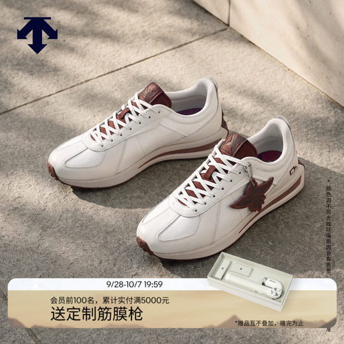 DESCENTE迪桑特男女款CHRON TRAINER复古印花休闲鞋