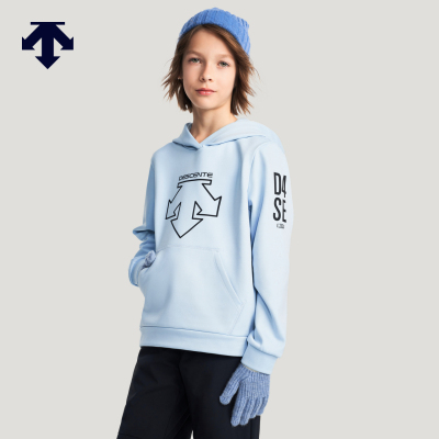 DESCENTE迪桑特 儿童SNOWBOARD系列男女童同款连帽卫衣冬季新品
