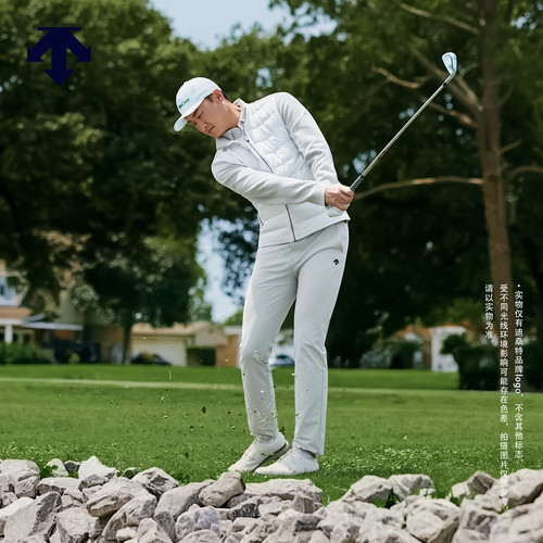 【90鹅绒】DESCENTEGOLF迪桑特高尔夫男士PRO拼接羽绒外套 新品