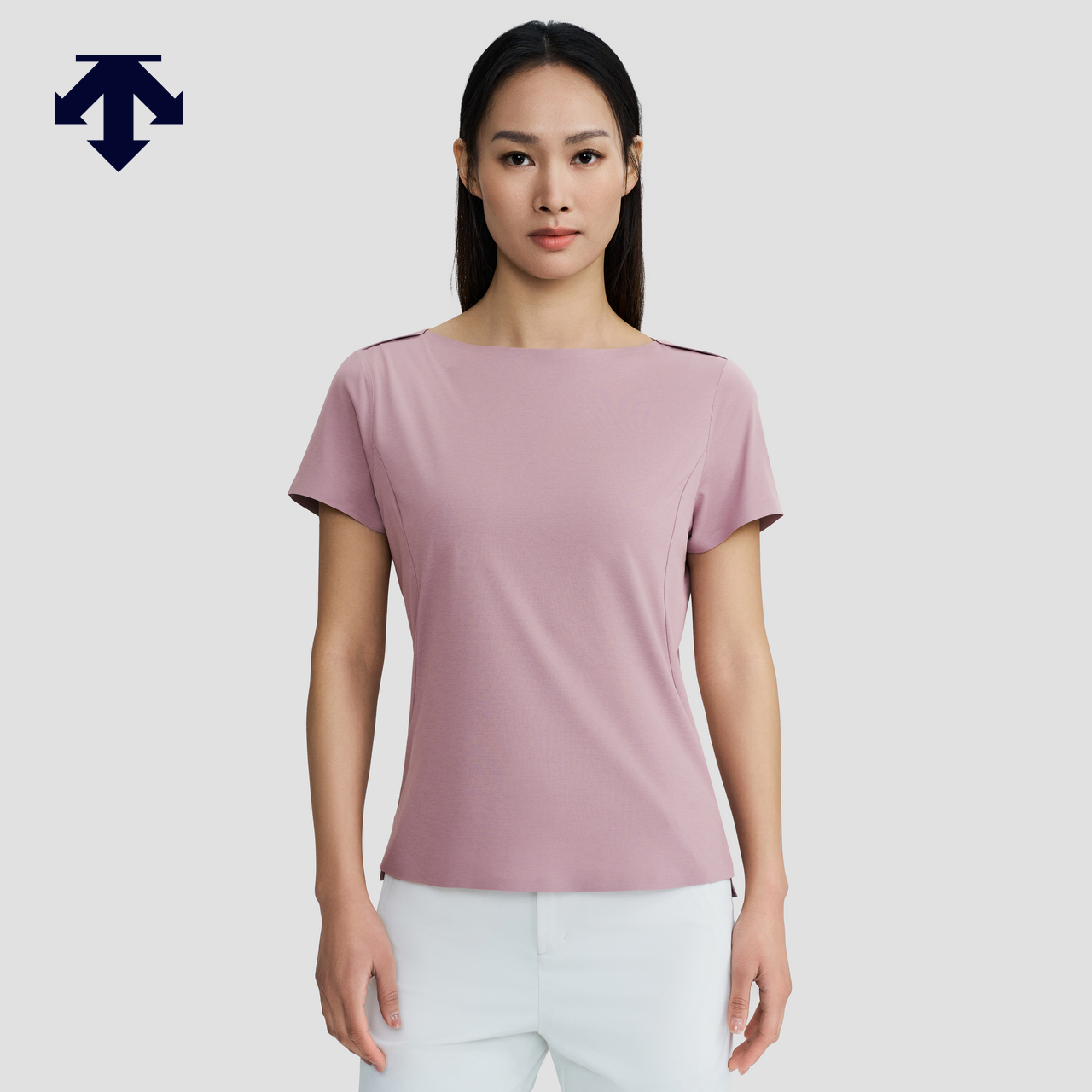 DESCENTE迪桑特DUALIS系列都市通勤女士短袖T恤