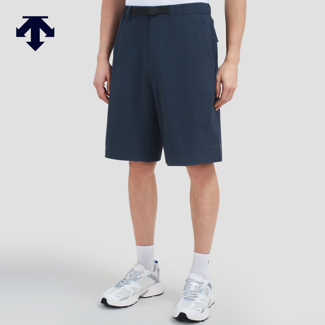 DESCENTE迪桑特BLEU系列都市骑行男士梭织短裤夏季