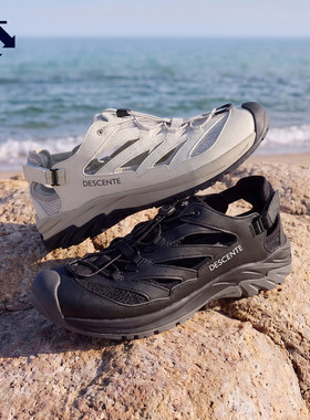 DESCENTE迪桑特SPORTS STYLE男女同款透气防滑溯溪鞋凉鞋新品
