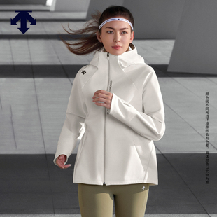 DESCENTE迪桑特WOMEN’S RUNNING女士抽绳收腰梭织外套