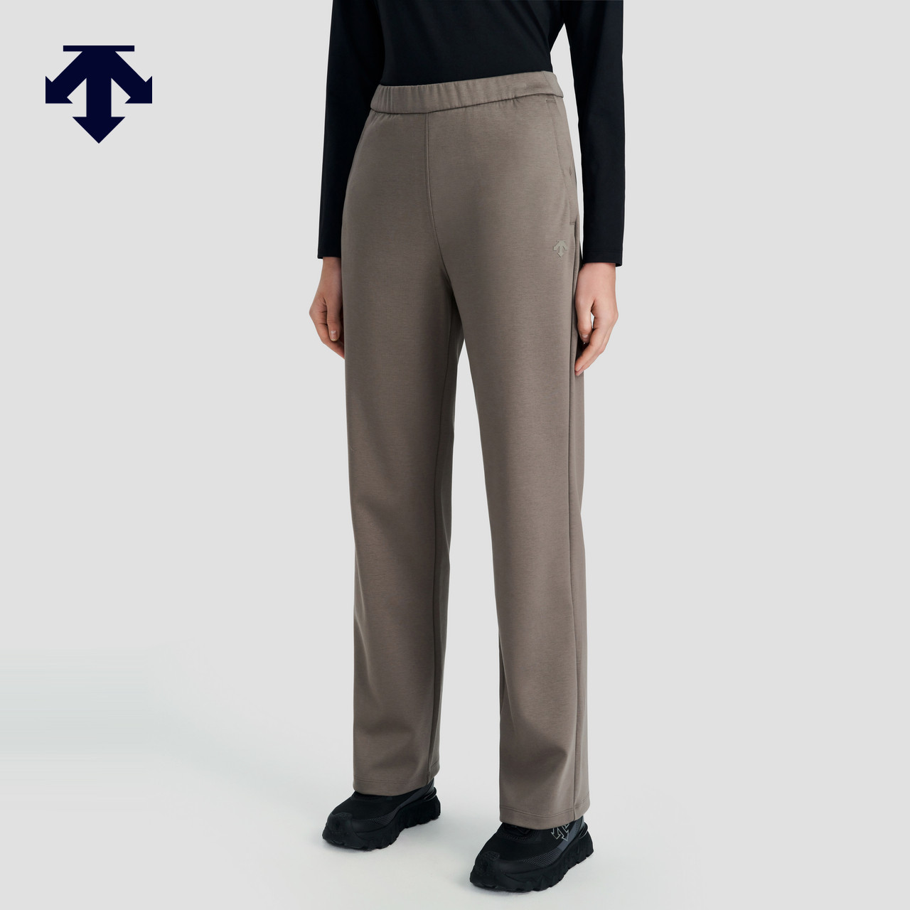 DESCENTE迪桑特ESSENTIAL系列女士针织运动长裤夏季