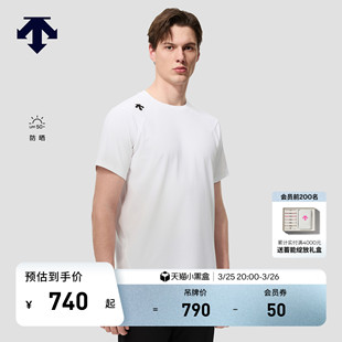 新品 针织衫 防晒圆领短袖 DESCENTE迪桑特TRAINING系列男士