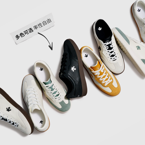 德训鞋 DESCENTE 迪桑特CHRON男女同款复古运动休闲鞋