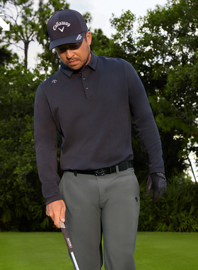 【Xander同款】迪桑特高尔夫 PRO系列 男士PRO系列长袖POLO衫