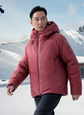 【吴彦祖同款】DESCENTE迪桑特防钻绒Pertex鹅绒保暖羽绒服男