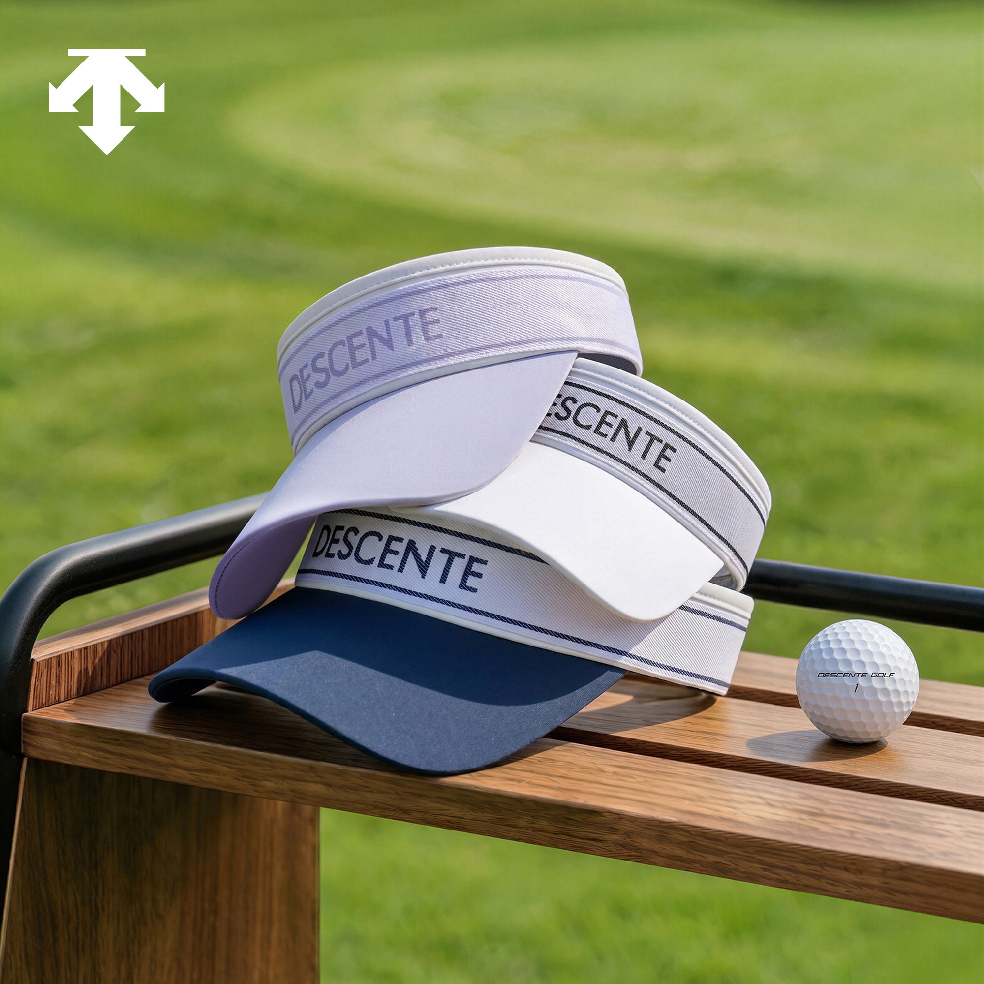 DESCENTEGOLF 迪桑特高尔夫女士PRO系列时尚空顶帽 春夏新品