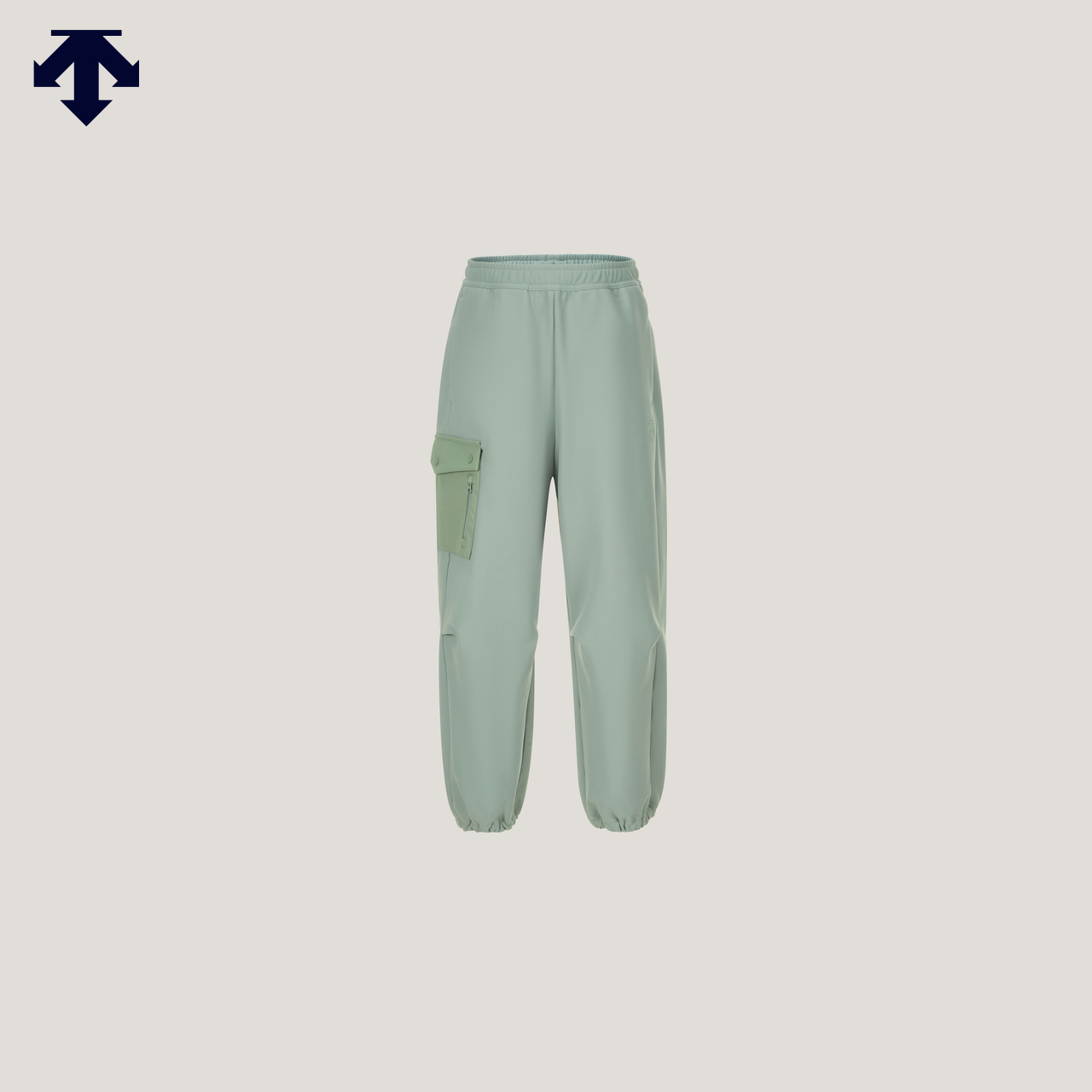 DESCENTE迪桑特儿童MOVEWEAR系列男女童防泼水抓绒针织运动长裤