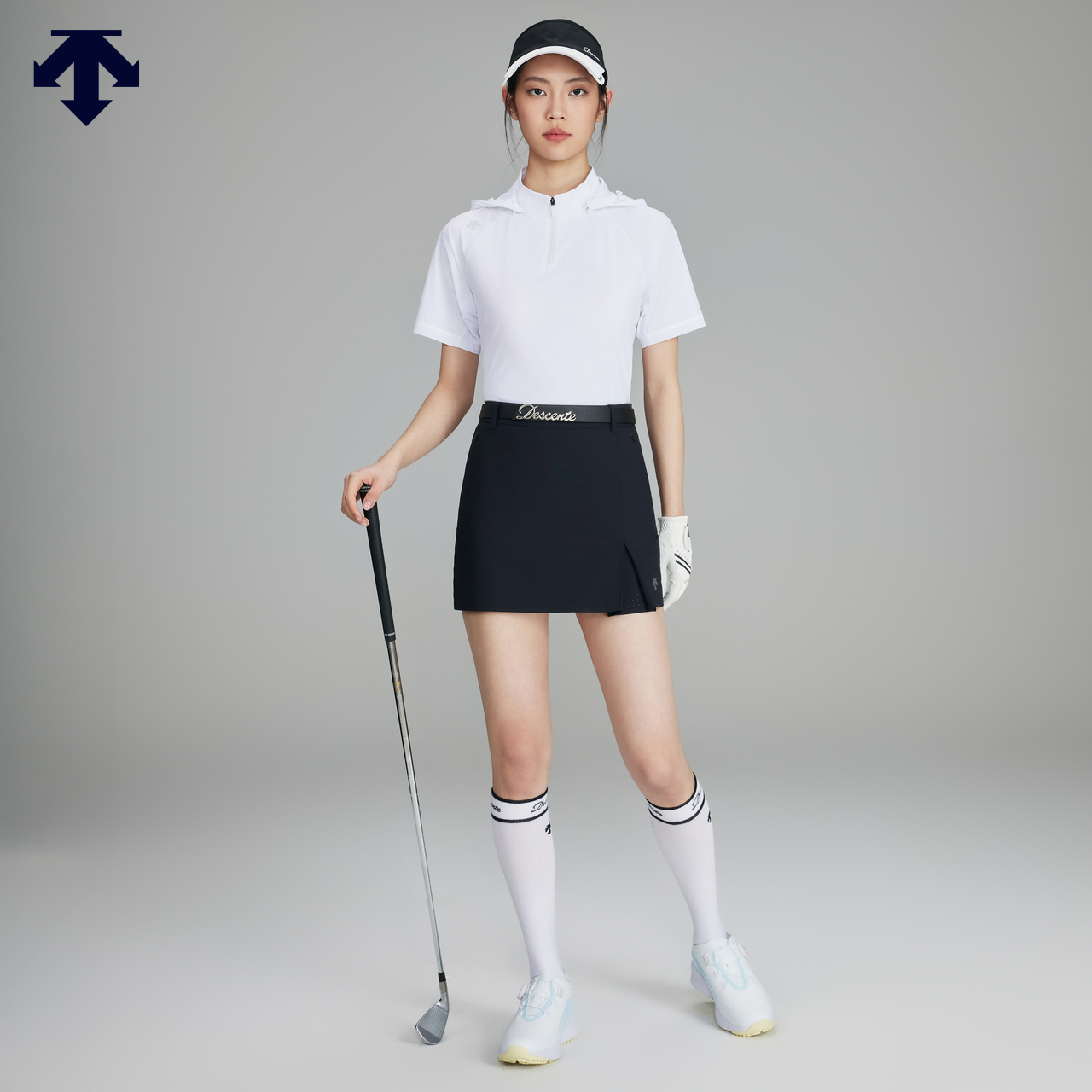 DESCENTEGOLF迪桑特高尔夫PRO系列女士防晒包臀短裙 夏季