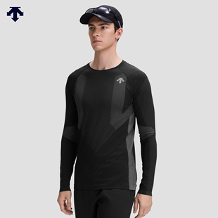 保暖紧身长袖 NAVI男士 T恤 STYLE运动休闲HEAT DESCENTE迪桑特SKI