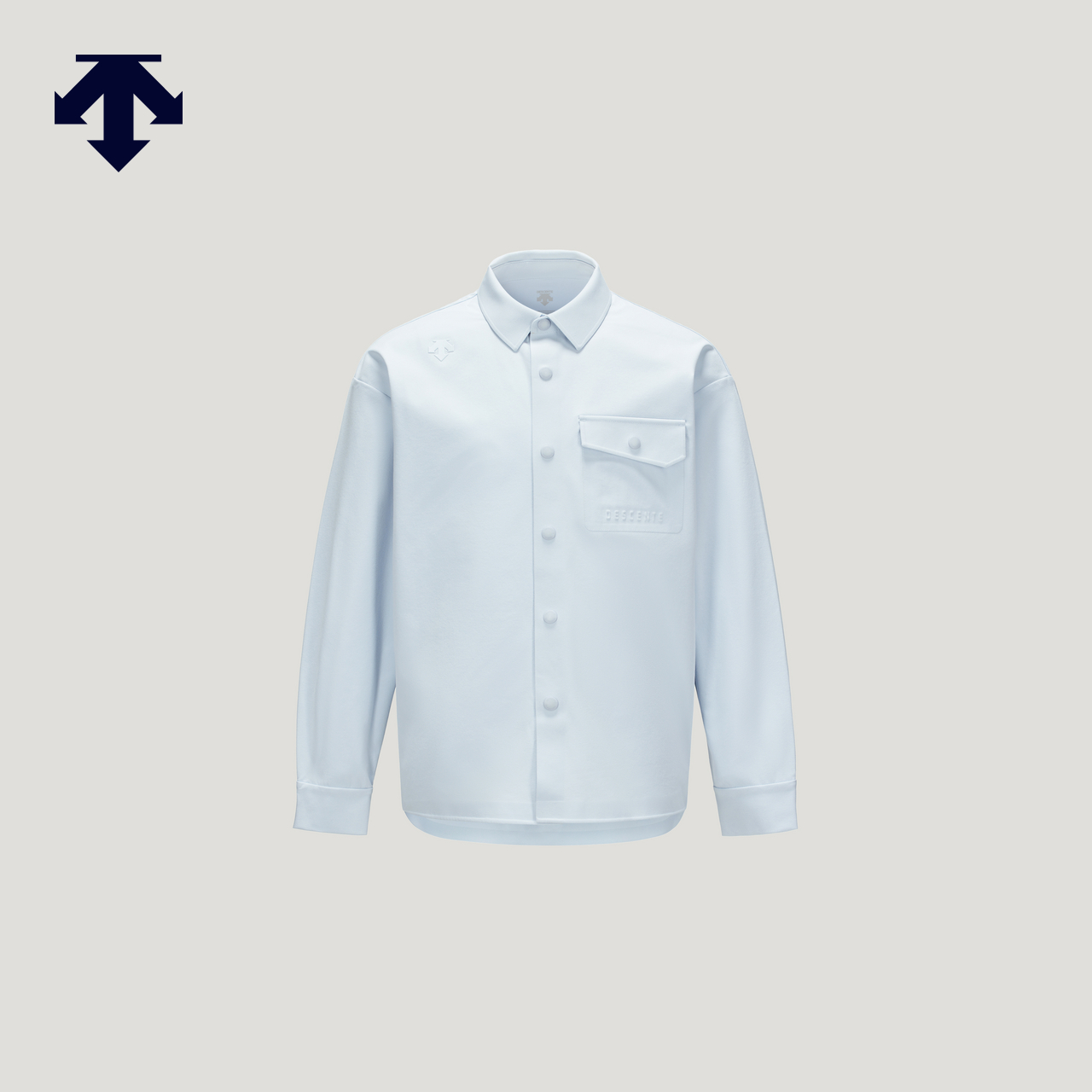 DESCENTE迪桑特 儿童MOVEWEAR系列男女童同款长袖衬衫秋冬