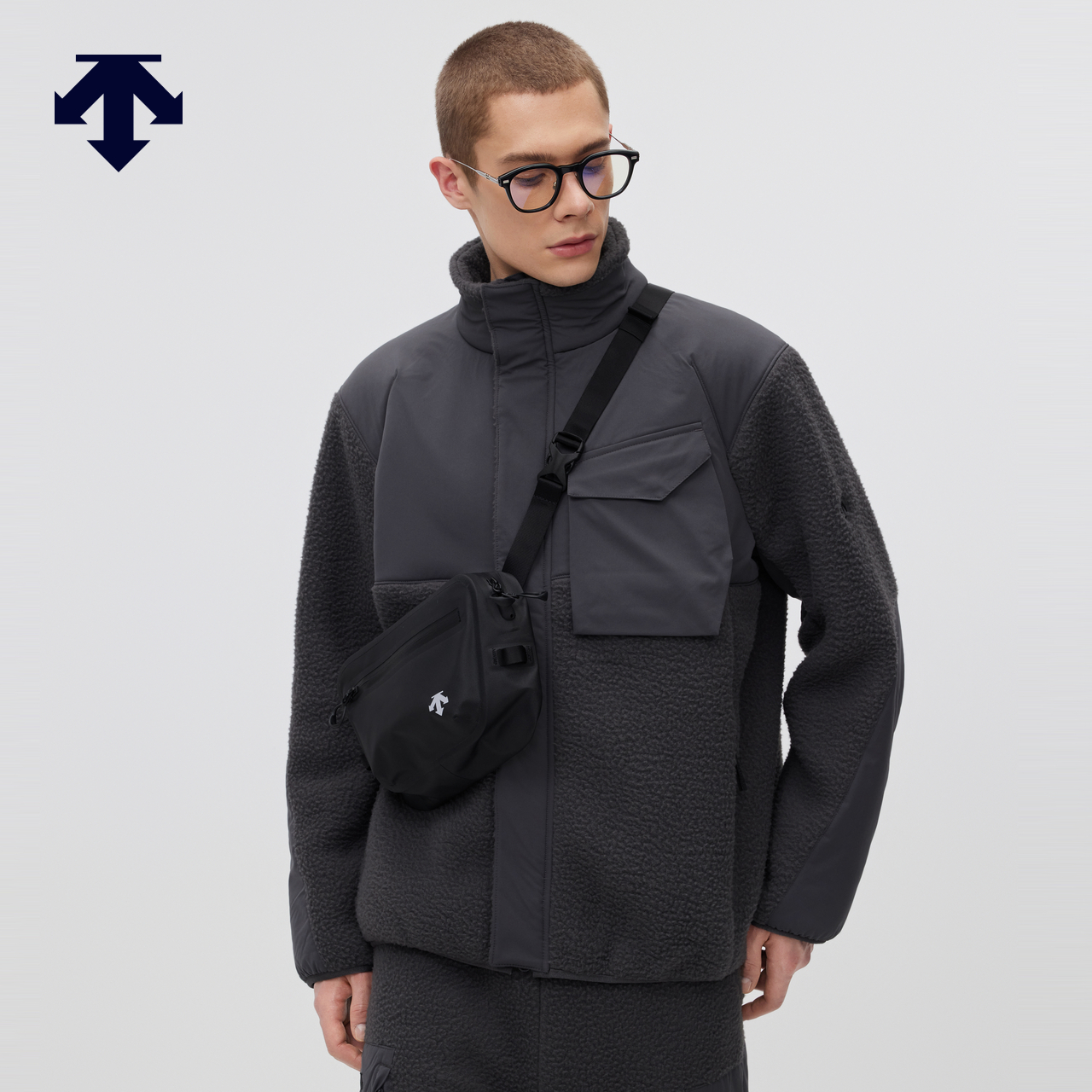 DESCENTE迪桑特ALLTERRAIN 81系列轻户外徒步男针织运动上衣