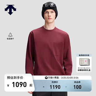 T恤针织衫 吸湿速干长袖 STYLE男女同款 DESCENTE迪桑特SNOWBOARD