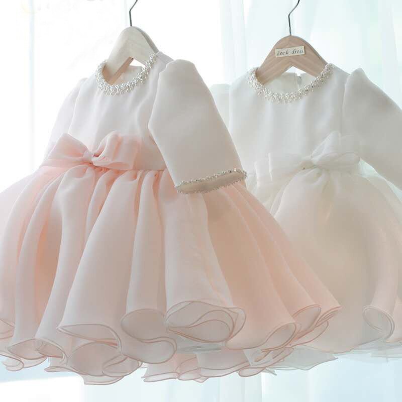 2026新款宝宝周岁礼服春季花童婚礼婴儿公主裙洋气蓬蓬纱儿童走秀