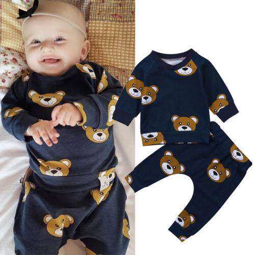 baby boy girl clothes tshirt pants legging set for newborn