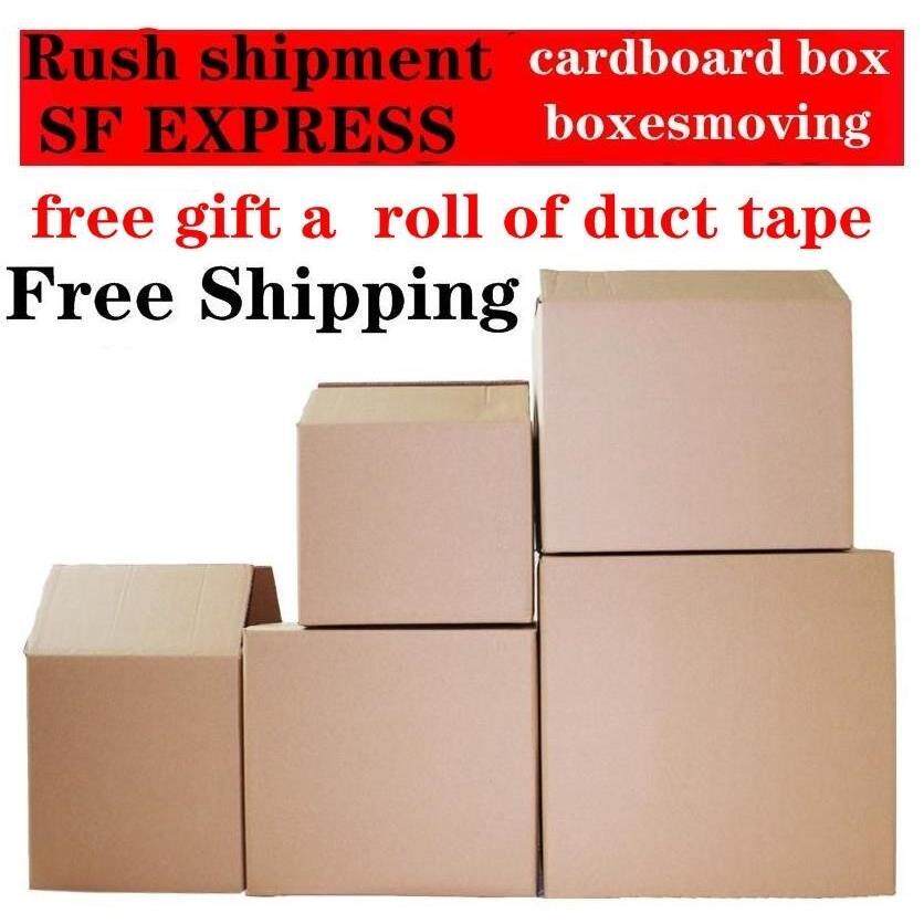 5 pack large moving carton packing paper box cardboard boxes