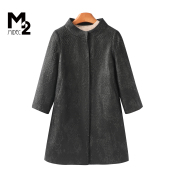 风衣外套 显瘦中年妈妈时尚 M2折扣店春秋新款 宽松大码