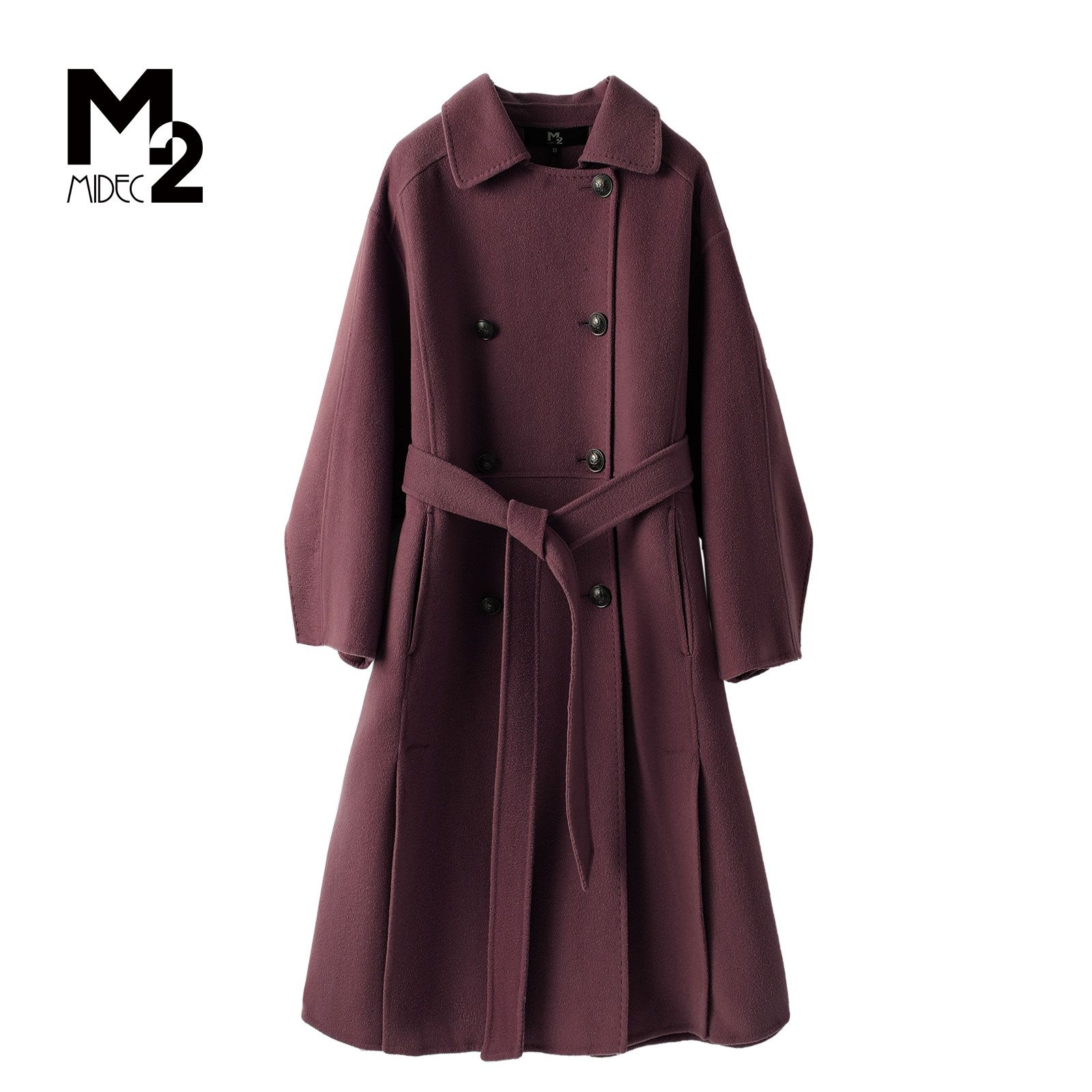 M2专柜正品中年妈妈羊毛呢外套