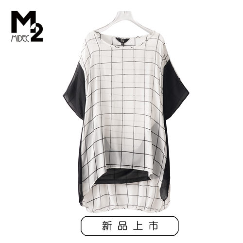 【清仓特价】M2折扣店夏季宽松大码显瘦中年妈妈上衣短袖T恤