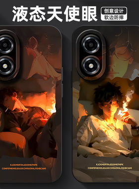 适用于oppoa2x手机壳k10美式男孩k9潮牌卡通k9x液态硅胶k5软壳a1Pro防摔a2pro男外壳新款网红55保护套