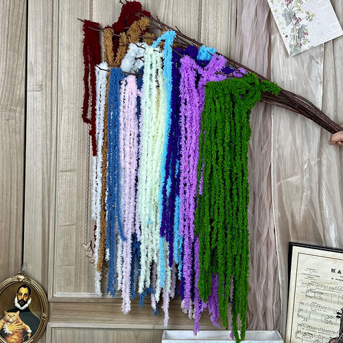 仿真吊米假花毛线柔丽丝情人泪仿真花婚庆装饰垂吊婚礼堂造景布置