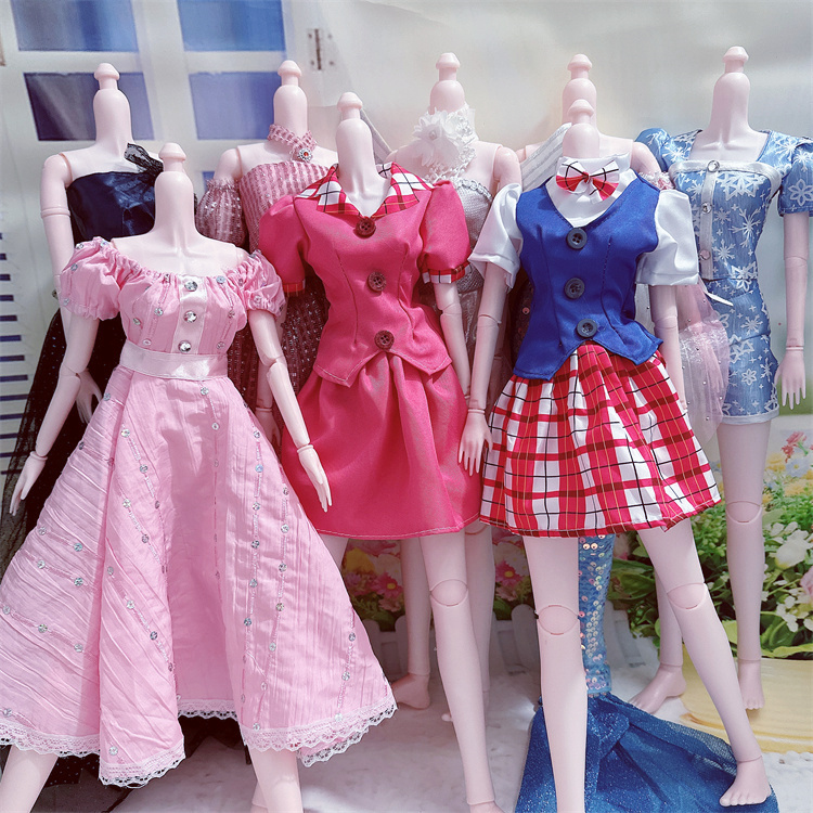 娃娃时尚婚纱女孩玩偶衣服