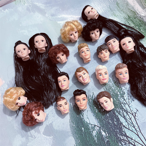 30厘米男娃娃古风娃头女孩换装玩具关节裸娃手工模型婚庆摆件