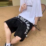 美式高街短裤男夏季ins休闲中裤篮球五分裤411-1-D533-P28，男装休闲裤，星座410-2