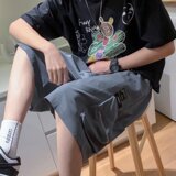 工装短裤男夏季潮牌ins高级感口袋运动百搭五分裤411-1-d242-p35，男装休闲裤，星座410-2