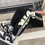 美式炸街休闲卫裤男设计感运动裤潮411-1-k709-p35，男装休闲裤，星座410-2