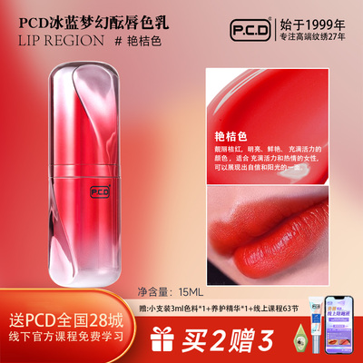 PCD排针刷唇专用色乳复古红纹嘴唇纹唇漂唇纹绣师高端色料纯植物