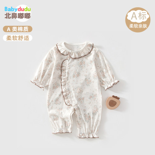 婴儿衣服夏季薄款女宝宝公主爬服