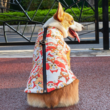 柯基狗狗衣服冬装羽绒服中型大型犬拉布拉多秋冬加厚冬季保暖棉衣