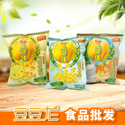 上好佳玉米口味田园泡40克80g儿童休闲零食小吃追剧