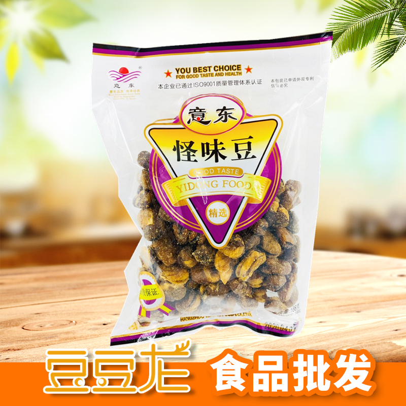 意东怪味豆168g休闲零食袋装