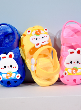 儿童包头防踢防尿学步鞋夏季婴幼儿软底男童女宝宝1-2-3防0滑凉鞋