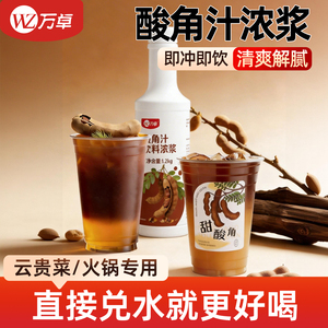 万卓酸角汁浓缩浓浆冲饮果汁罗望子原浆商用餐饮奶茶店专用饮料